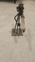 statuette soudure skieur