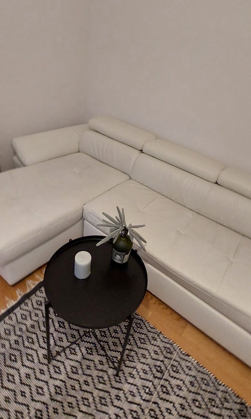 Sofas: Ecksofa Weiss Leder, gut erhalten – Gebraucht aus Winterthur von Nena1981 2