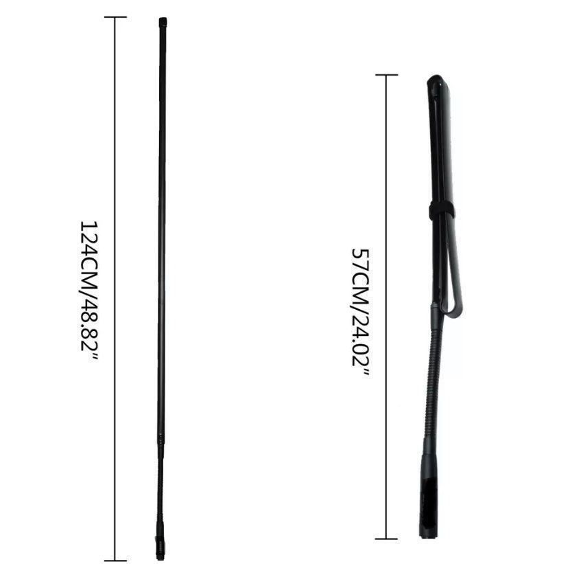 Radiocomunicazione: CB-Funk Handfunkgerät Antenne BNC-Male 124 cm – Nuovo e nell'imballaggio originale da St. Gallen venduto da Radiomania-Schweiz 2