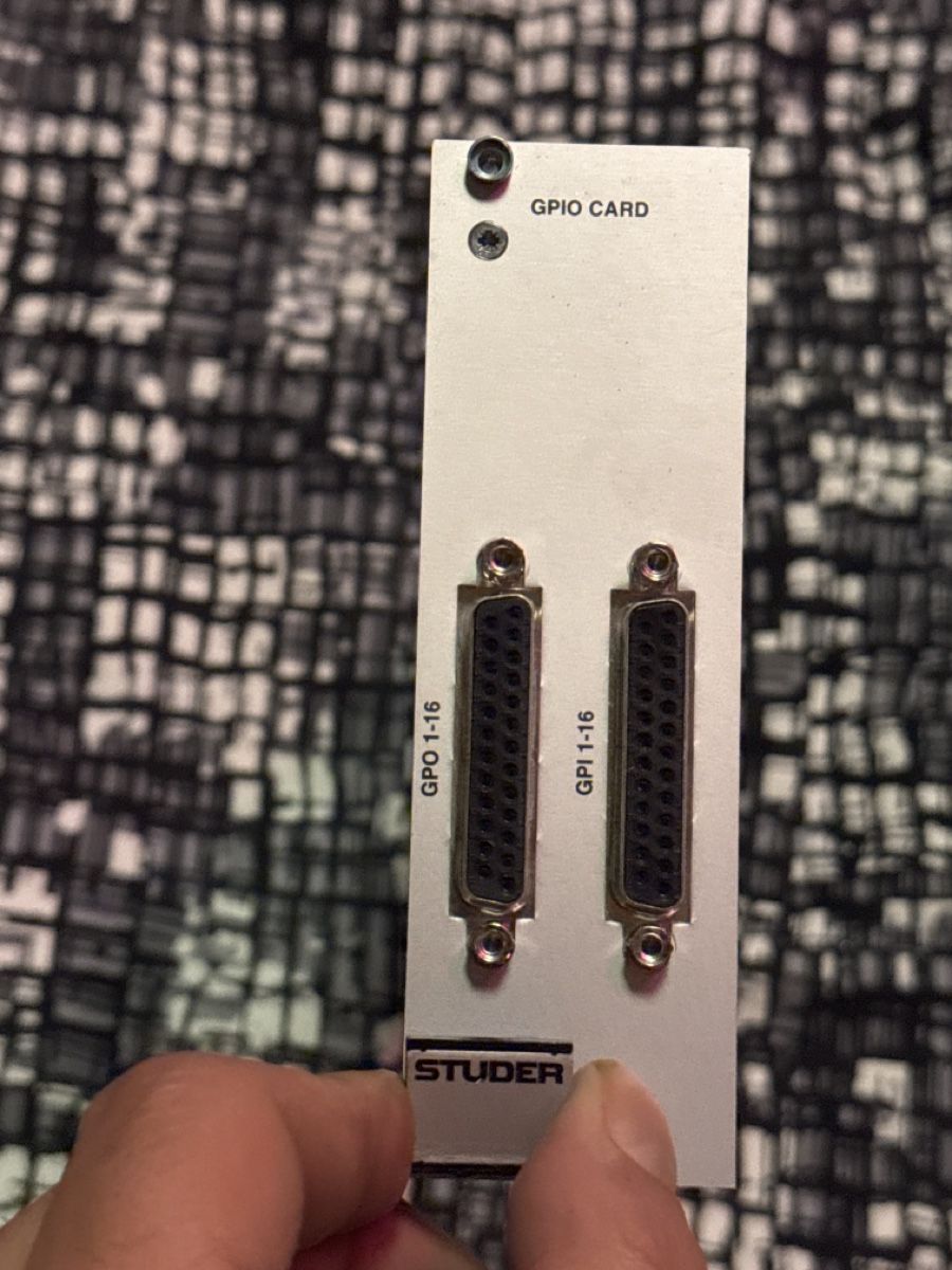 Elektronikbauteile: Studer GPIO Card 1.949.435.00 – getestet – Gebraucht aus Luzern von JAYJAY-LEMMING