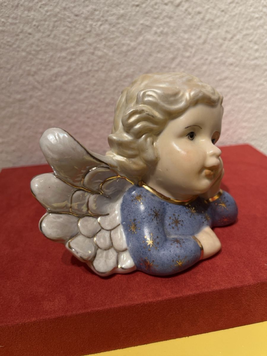 Figuren: Vintage Engel-Figur mit Perlenflügen West Germany – Gebraucht aus Au ZH von curio.concept 1