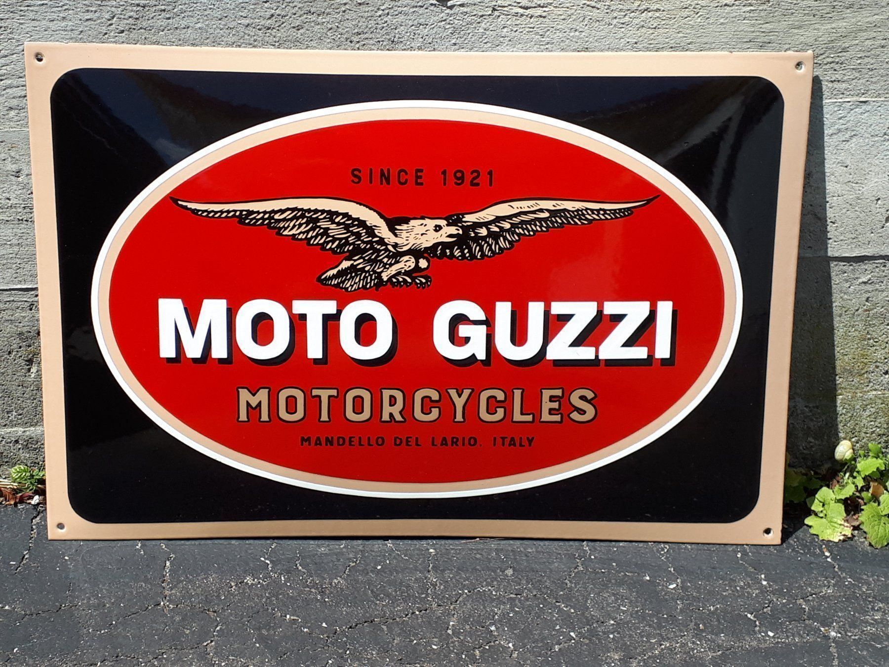 Ecriteaux: Emailschild Moto Guzzi – D'occasion à Zürich par timbuktu03