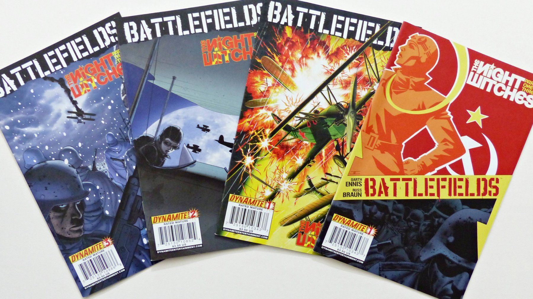 Fumetti: BATTLEFIELDS THE NIGHT WITCHES 1-3 GARTH ENNIS COMPLETE 2008 – Usato da Lugano venduto da YouWantUS