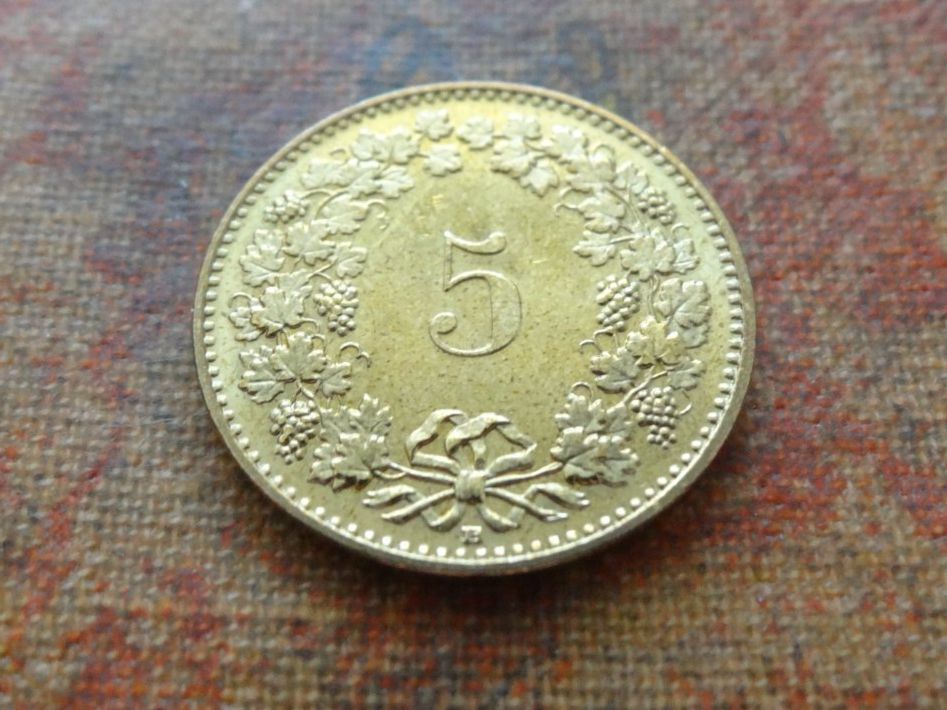 Tutti le monete: 5 Rp. 2013 – Usato da Romanel-sur-Lausanne venduto da Swift13 1