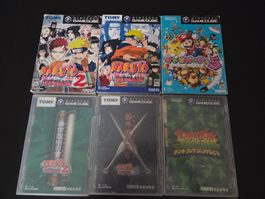 6 x jap. GameCube Games - Mario Party, Naruto, Donkey Kong