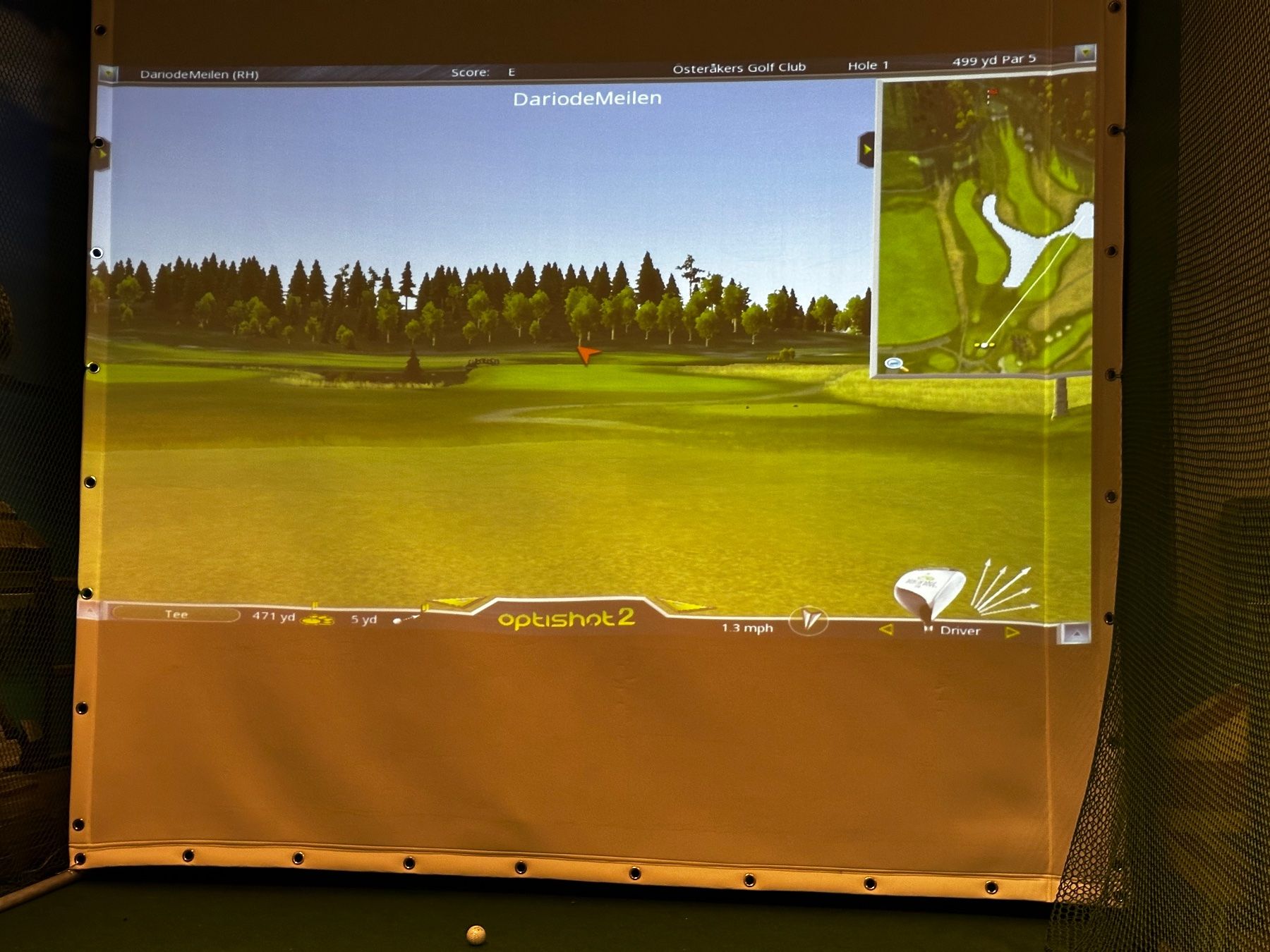 Schläger & Sets: Golfsimulator Indoor Optishot2 Beamer Lenovo Notebook – Gebraucht aus Meilen von ArchimedesGmbH 2