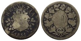 10 Rappen 1851 /146