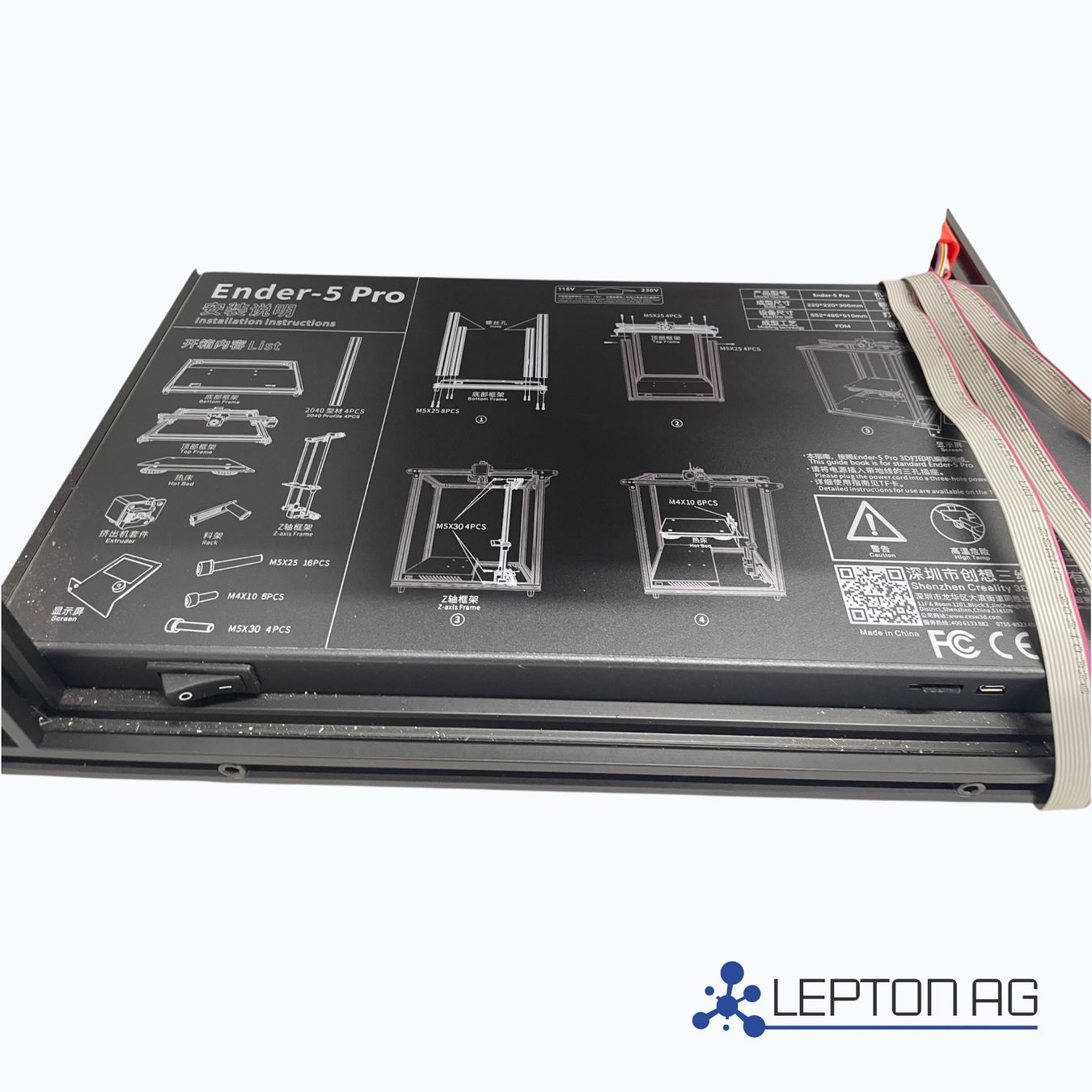 Creality Stampanti 3D: Creality Ender 5 Pro 3D Drucker/ Ersatzteilträger – Difettoso da Niederdorf venduto da LeptonAG 3