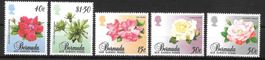Bermuda Serie 525 - 529 Blumen Gartenrosen ** 21.4.1988