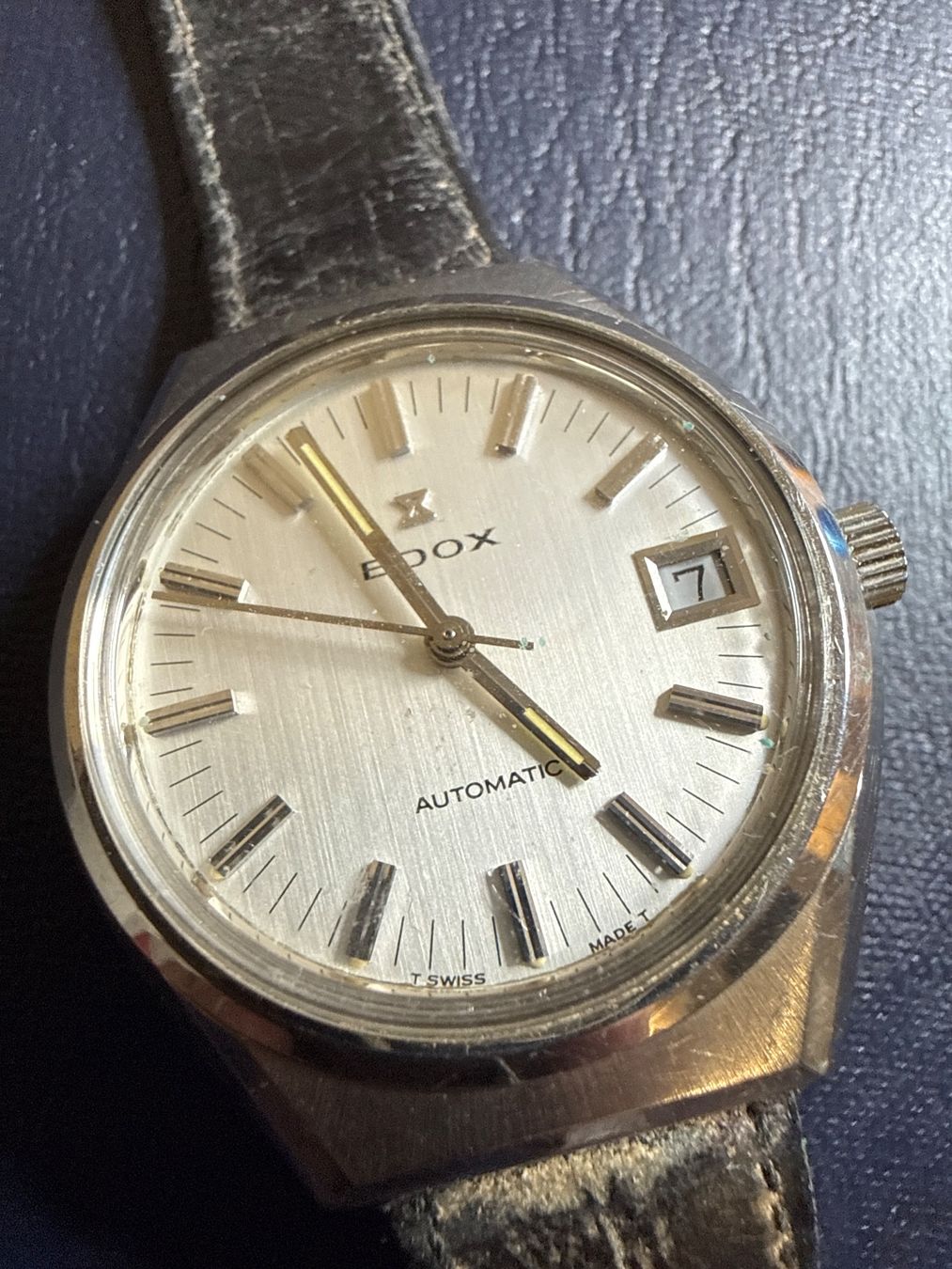 Edox Orologi: Edox Vintage Automatic 37 mm – Usato da Pfeffingen venduto da Allhandelklgwatches