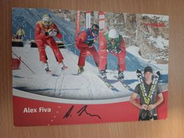 Alex Fiva - alte Autogrammkarte 2012 - handsigniert