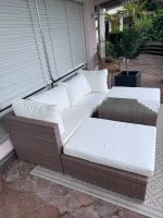 Beliani Lounge NOTO – modular, Polyrattan, mit Tisch