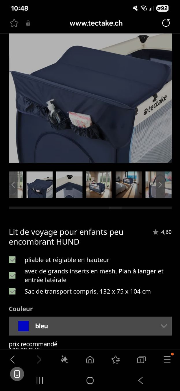 Letti: lit bébé neuf – Nuovo e nell'imballaggio originale da Yverdon-les-Bains venduto da enzine 2