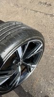 Jante allu Audi rs6 c8 noir et argent bon état 22 pouces