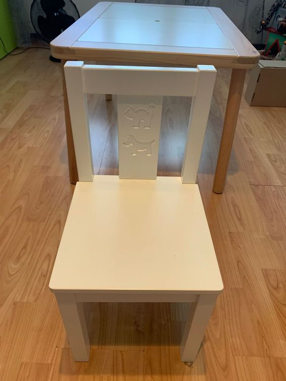 Ikea Kindertisch mit Stuhl Kaufen auf Ricardo