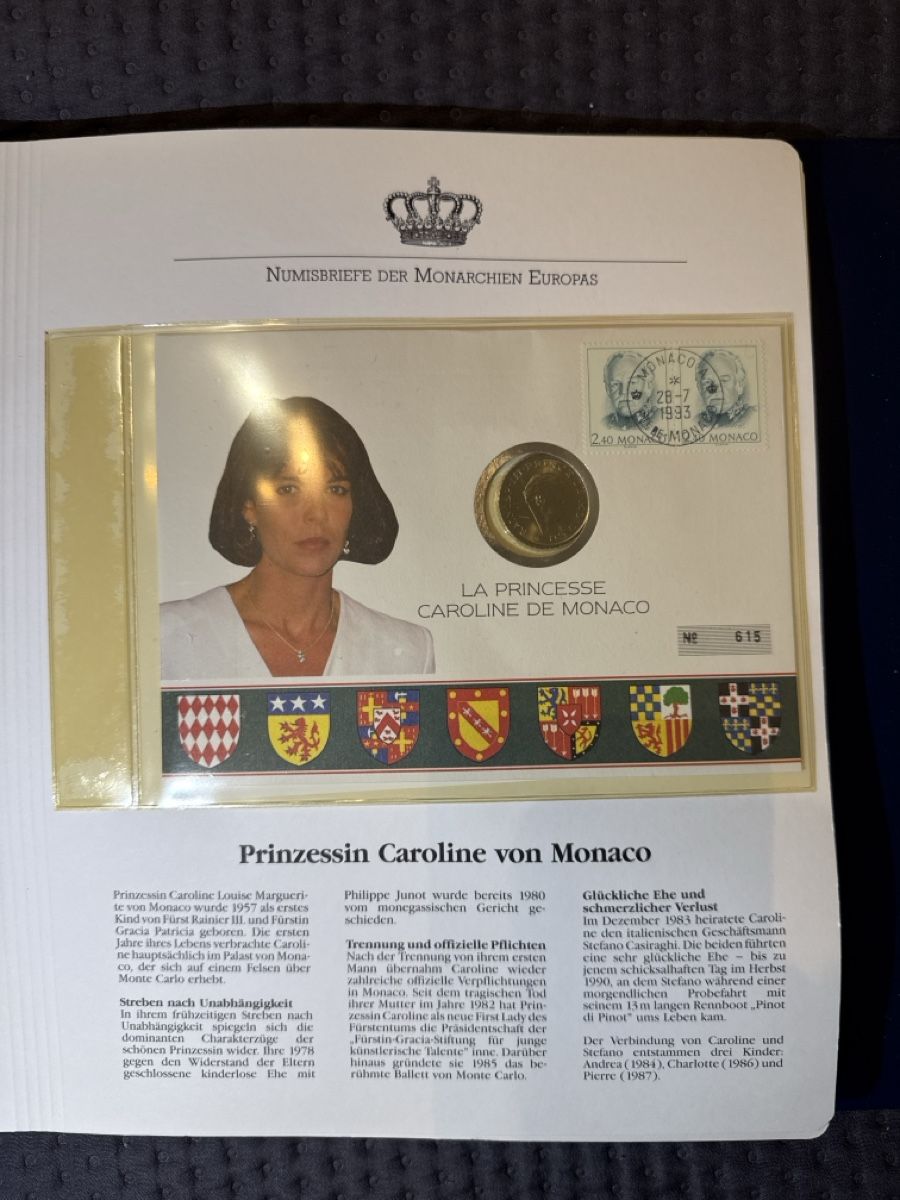 Alle Münzen: Numisbriefe der Monarchien Europas 1993 – Neu (gemäss Beschreibung) aus Emmenbrücke von ram_xkq9 5