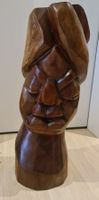 Afrikanische Holz-Skulptur Massiv