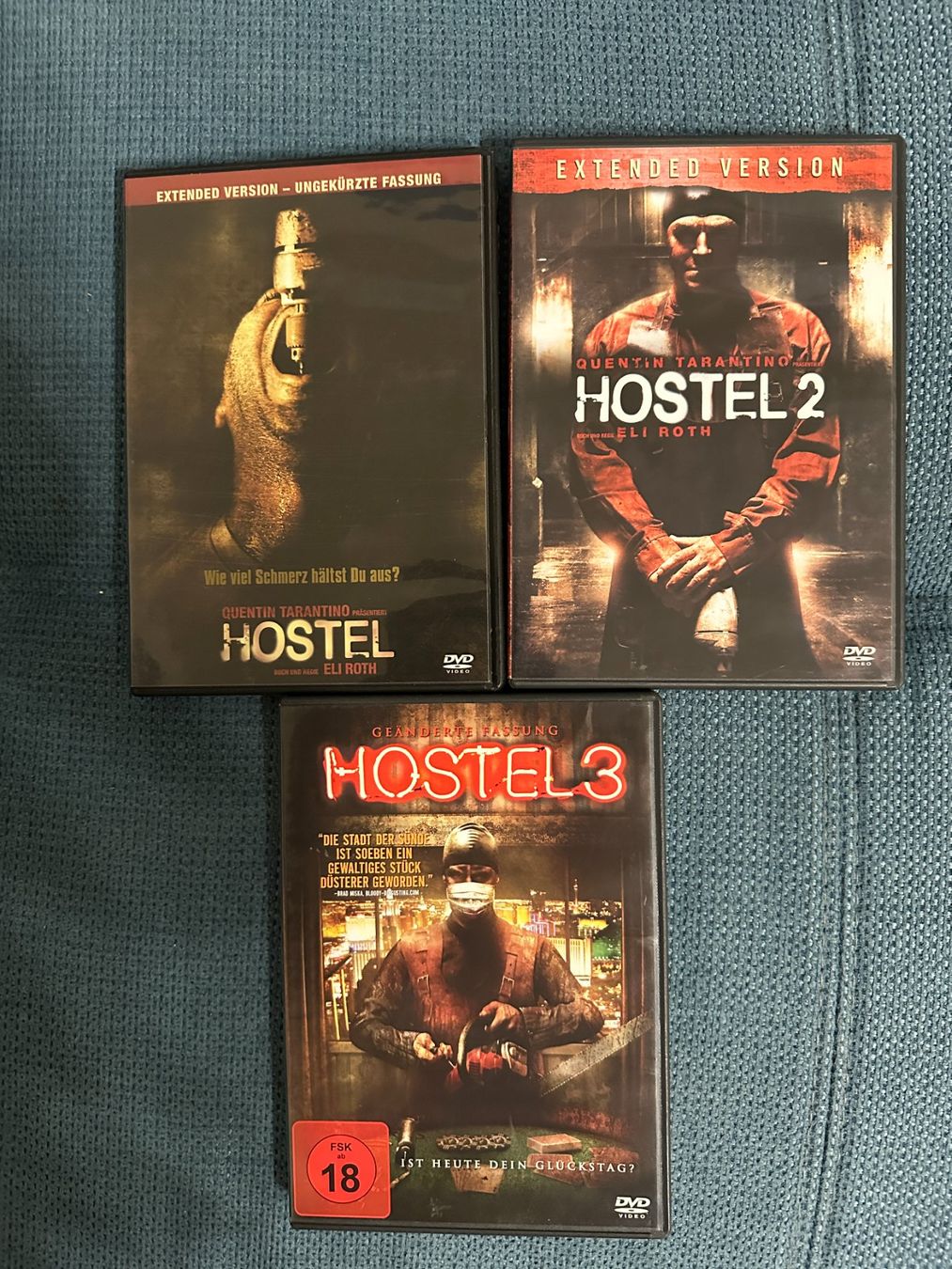 Tutti i DVDs: Hostel 1-3 (3 DVD) – Usato da Basel venduto da jannickpascal