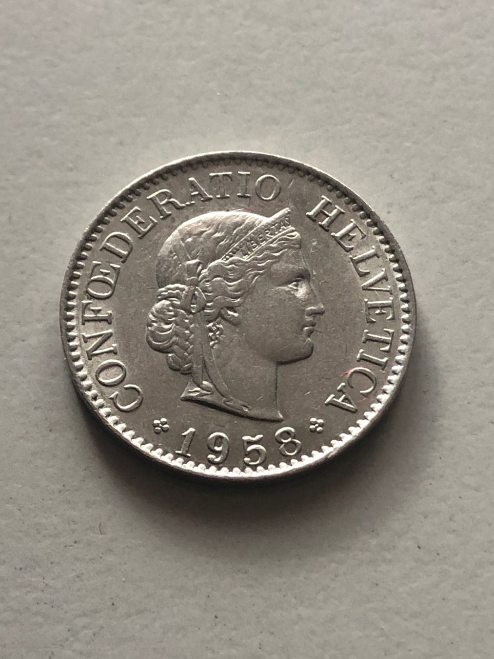 Tutti le monete: 10 Rp. 1958 – Usato da Schötz venduto da Odpa
