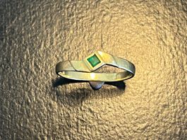 Goldring 750 mit Smaragt