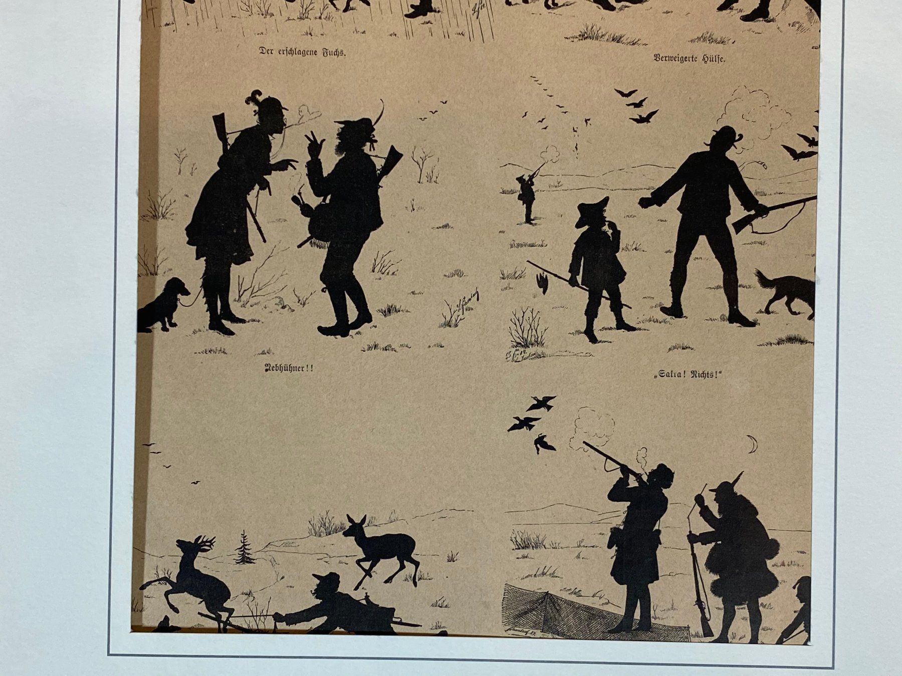 Poster & Bilder: Silouetten von Ludwig Strenbach – Gebraucht aus Vaduz von hirschjager 3