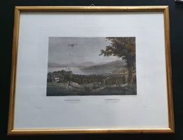 Richterswil  - Stich Handkoloriert
