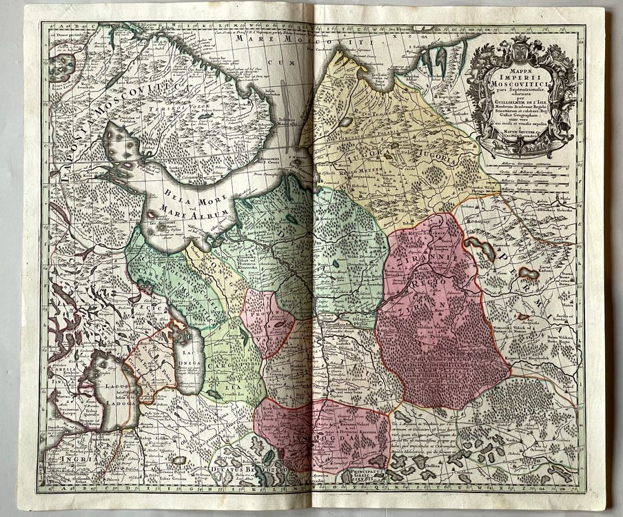 Mappae Imperii Moscovitici pars Sept. - Russland um 1730 | Kaufen auf ...
