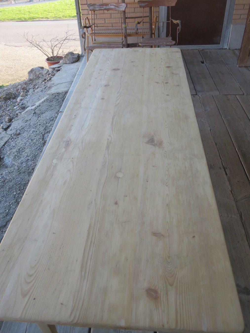 Tavoli: antiker Biedermeier-Tannentisch 240cm – Usato da Ruswil venduto da Mfladibus 8