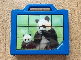 6 Würfel-Puzzles von Ravensburger, in Koffer, Tierfamilien