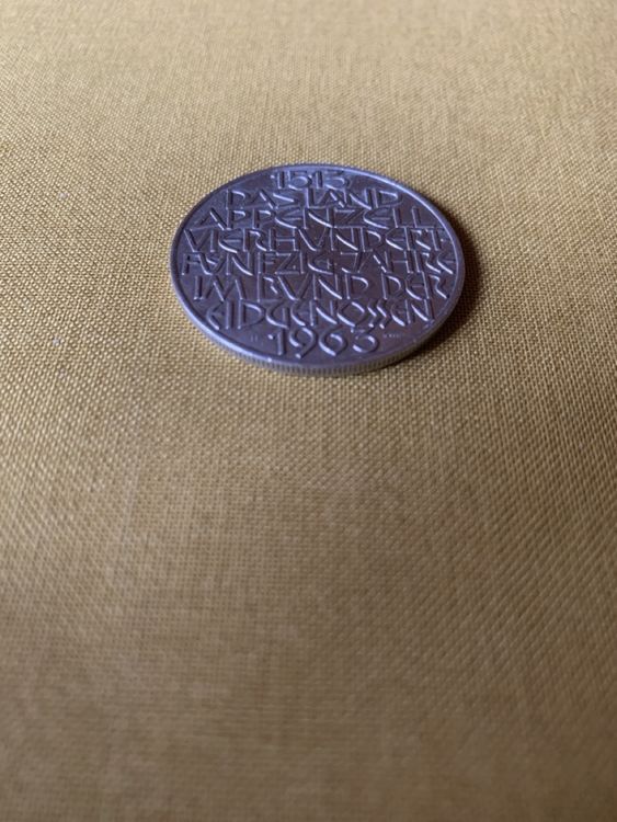 Medaglie: Gedenkmedaille 1973 Appenzell 450 Jahre im Bund der Eidg.sch – Usato da Jakobsbad venduto da FriedelSchmitt 2