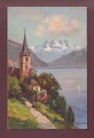 MONTREUX - Eglise par Djaneli - 1932