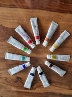 11 Tuben Aquarell Farben Zeichnen Malen