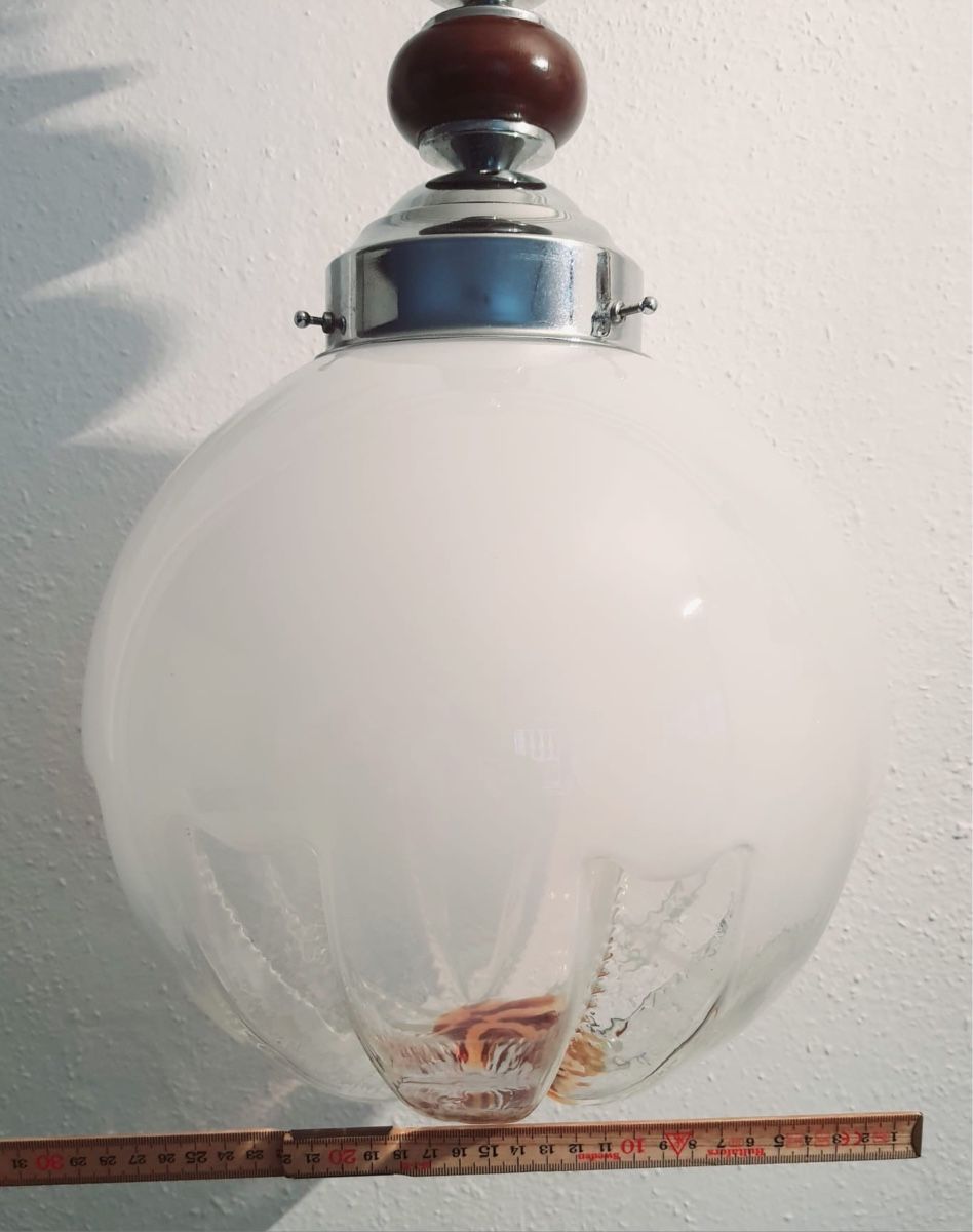Lampade: Large vintage Sphere Mazzega 1970 – Usato da Bellinzona venduto da gal_fp9y