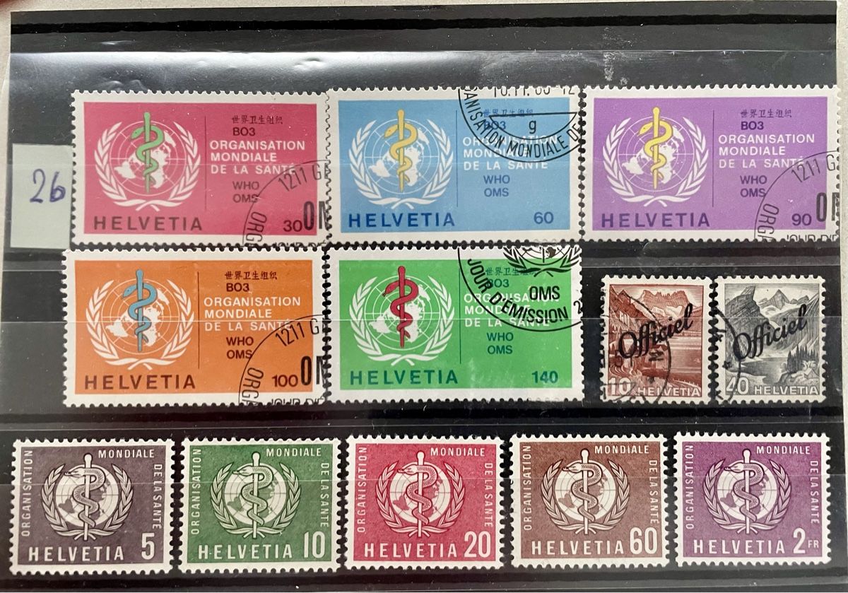 Tutti i francobolli: CH Sondermarken (26) siehe Abbildung – Usato da Rorschach venduto da Ziltenera