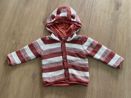 Strickjacke gefüttert Gr.86/92