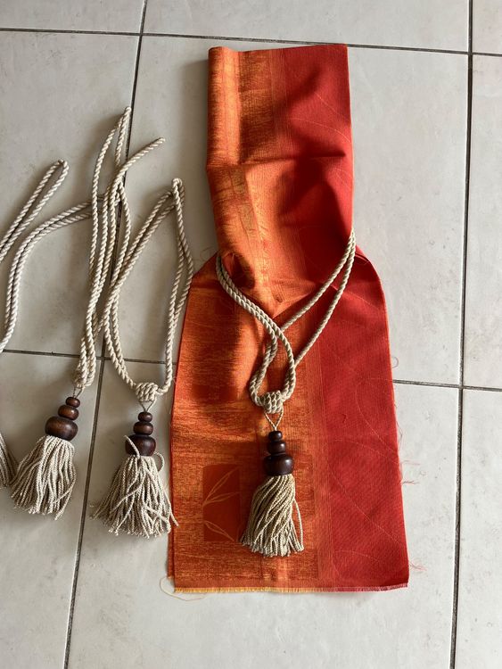 Paire De Petites Embrases En Bronze Pour Rideaux – Occasion