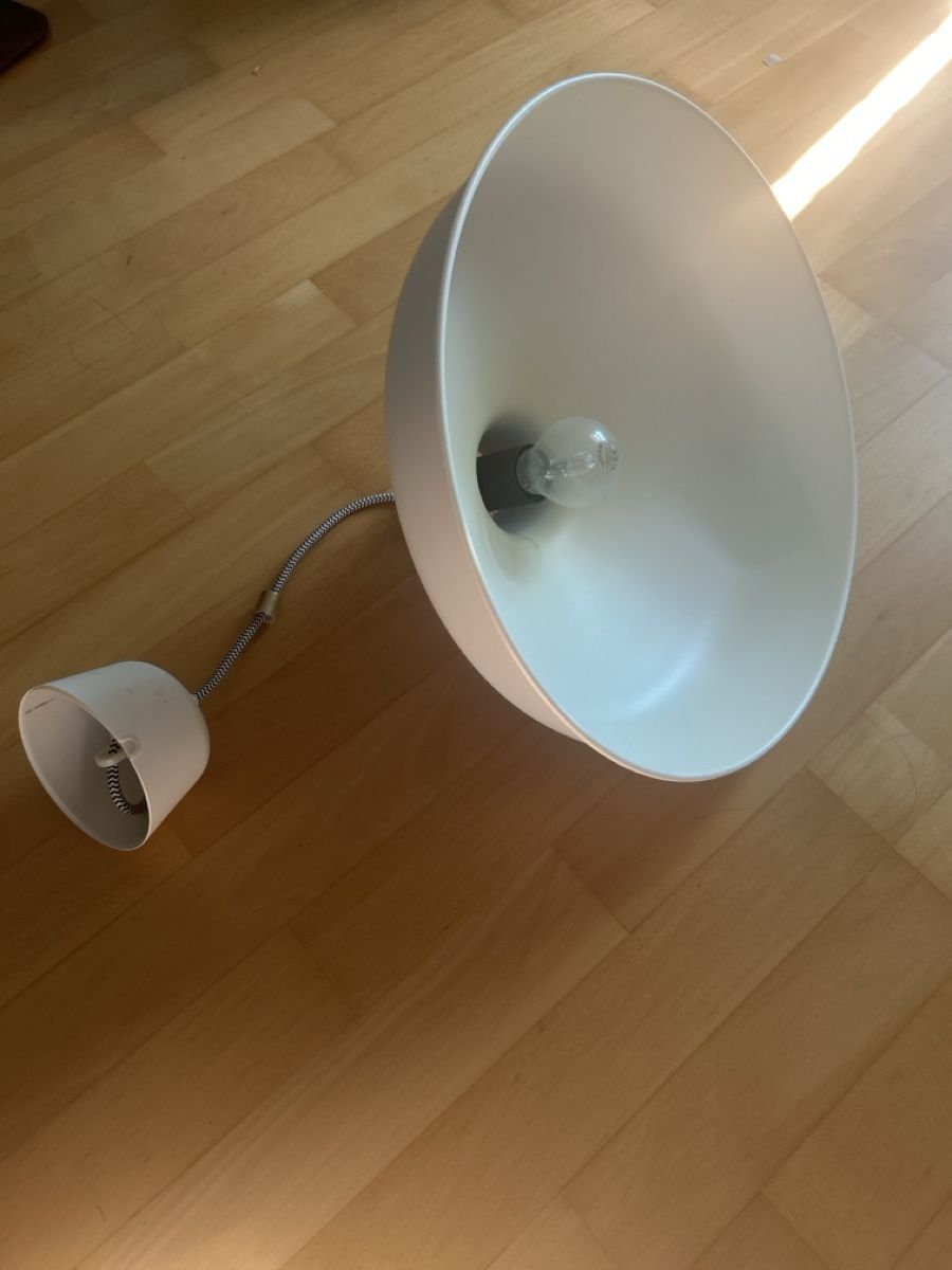 Ikea Kronleuchter & Deckenlampen: IKEA RANARP Hängeleuchte weiss gebraucht – Gebraucht aus Zürich von BenFreund 2