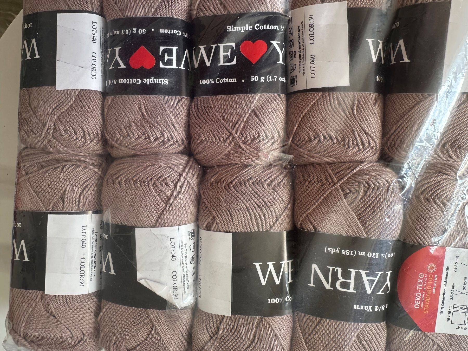 Lana: Baumwollgarn – Nuovo e nell'imballaggio originale da Brugg venduto da bri_7h8s 1