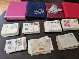Posten mit ca. 700 CH Briefe (inkl. 4 Alben)