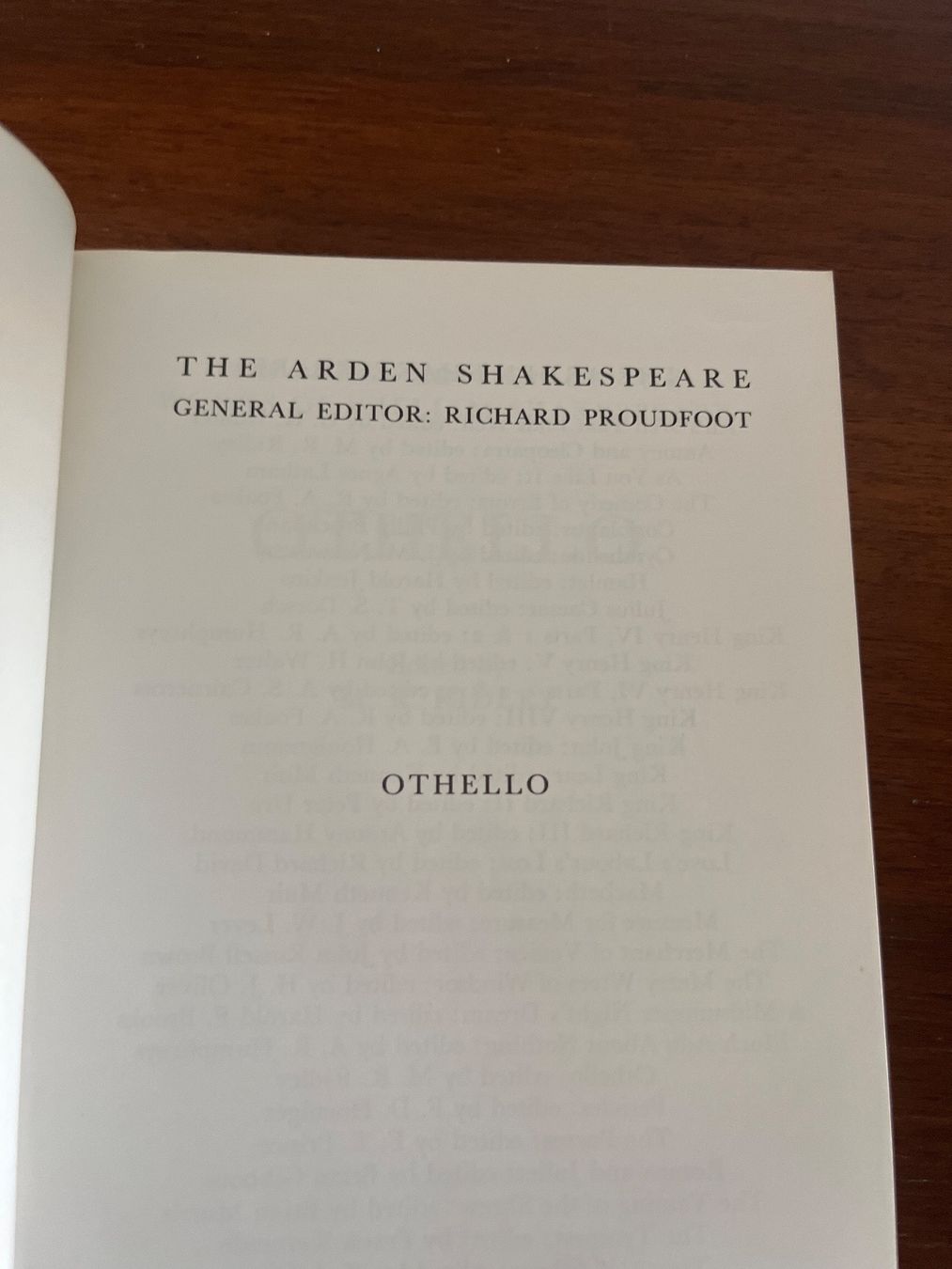 Libri: Buch - Othello, The Arden Shakespeare , englisch – Usato da Luzern venduto da Jiggy_8898 4