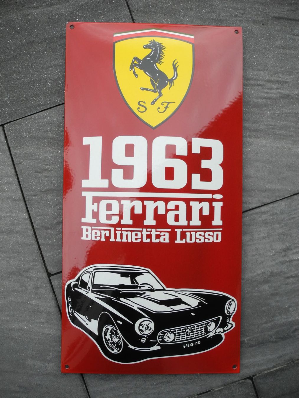 Ferrari Insegne: GROSSES FERRARI EMAILSCHILD – Nuovo (secondo la descrizione) da Reinach AG venduto da Huckleberrysix