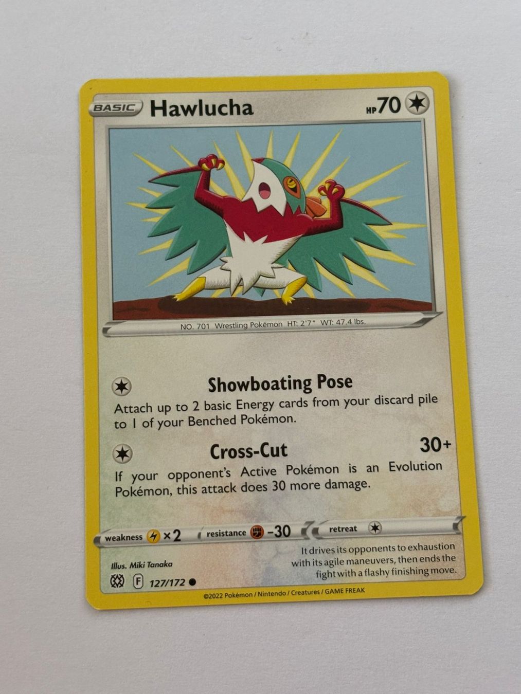 Pokémon Carte collezionabili: Hawlucha 127/172 – Usato da Herisau venduto da Seyashop_2