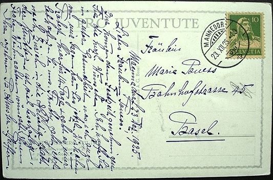 Cartoline postali: PRO JUVENTUTE: Ernst Stückelberg - Ziegen – Usato da Jona venduto da philajona 1