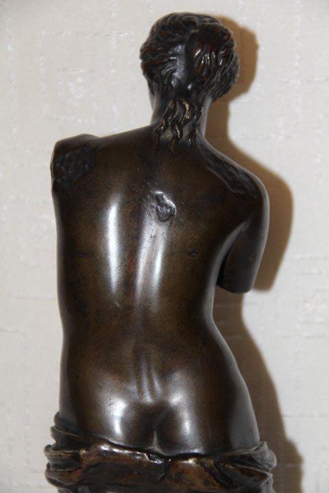 Sculture & Statue: Antique sculpture en bronze signe . – Usato da Praz (Vully) venduto da pikuluka1 6