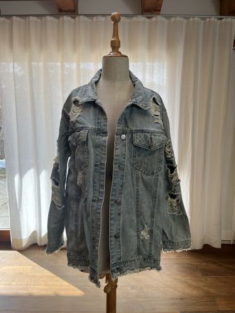 Jeans Jacke oversize
