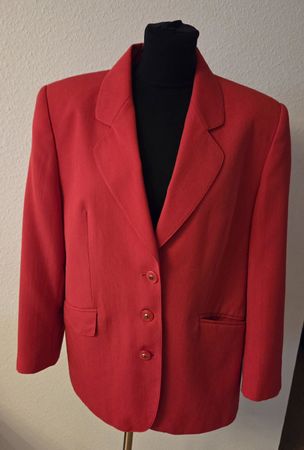 Roter Blazer, Gr. 40, Klassisch, Top Zustand