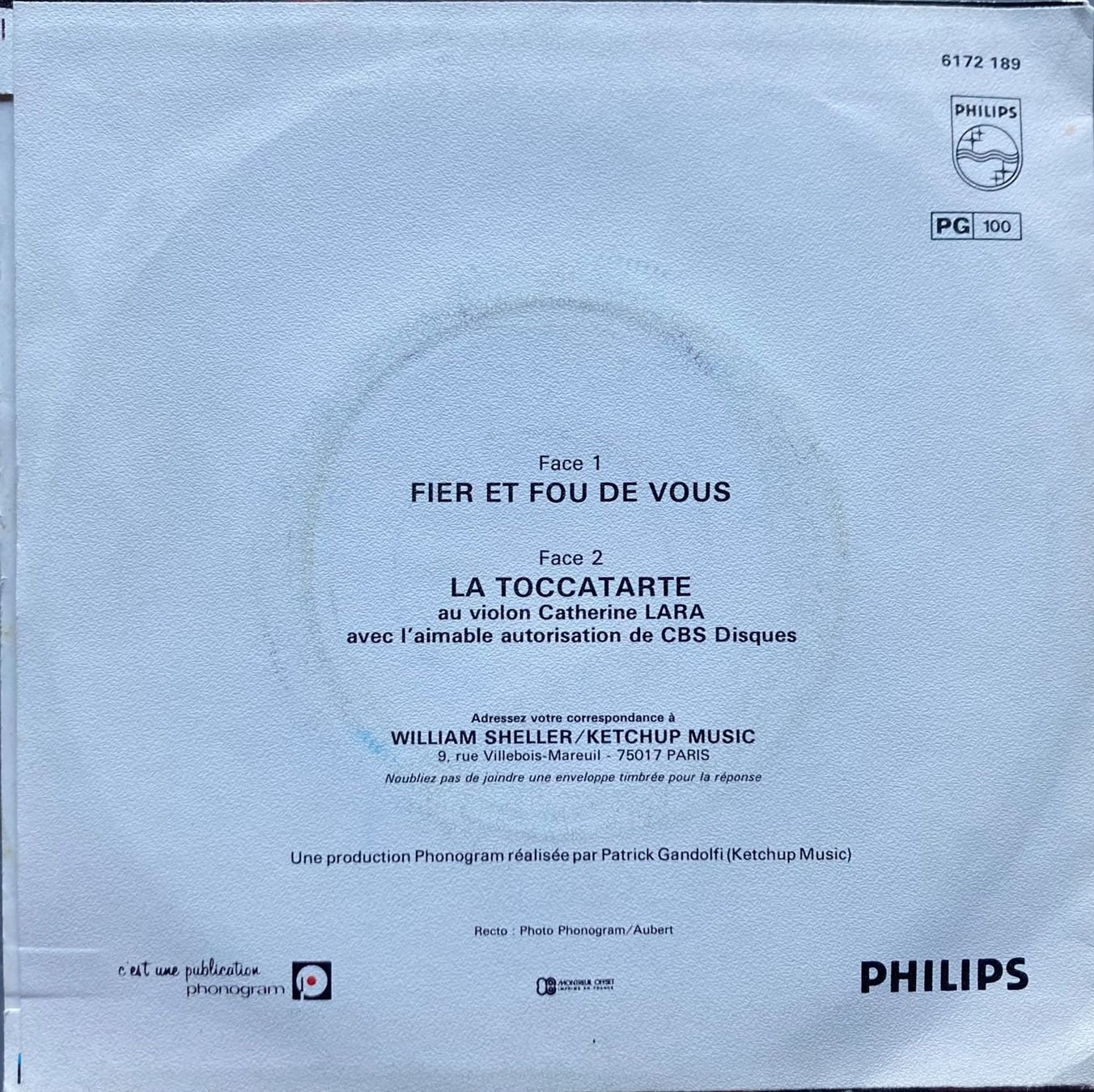 Dischi in vinile: WILLIAM SHELLER - FIER ET FOU DE VOUS – Usato da Poliez-Pittet venduto da Newtown-Records 1
