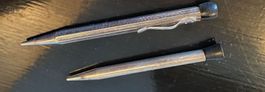 zwei silberne Bleistifte / Bleistifthalter 800er Silber