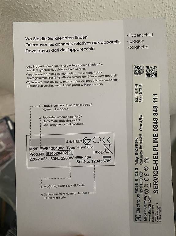 Forni: Electrolux Einbaubackofen EB7GL4SP – Usato da Schaffhausen venduto da dav_5vx8 4