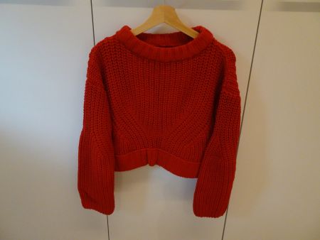 Warmer Strickpulli uni rot von Page by Takko Gr. XS - 260222